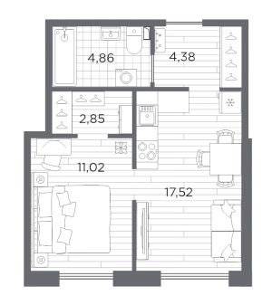 планировка, фото №1