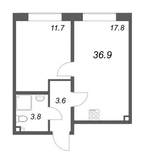 планировка, фото №1