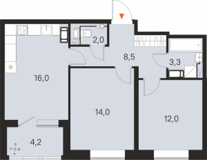 планировка, фото №1