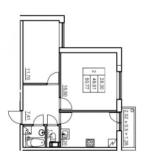 планировка, фото №1