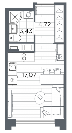 планировка, фото №1