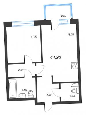 планировка, фото №1