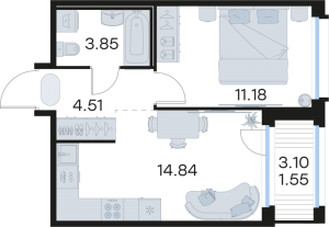 планировка, фото №1