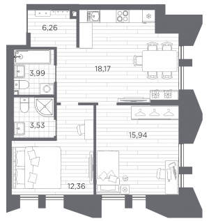 планировка, фото №1