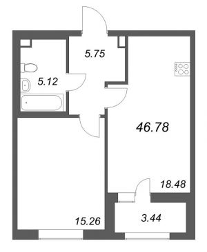 планировка, фото №1