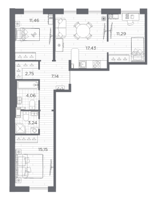 планировка, фото №1