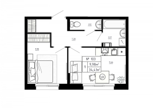 планировка, фото №1