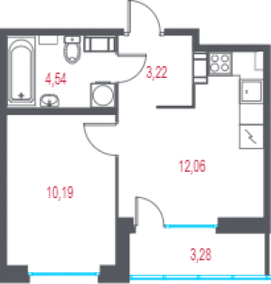 планировка, фото №1