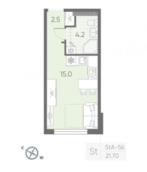 планировка, фото №1