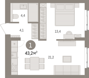 планировка, фото №1