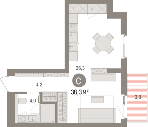 планировка, фото №1