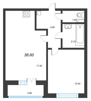 планировка, фото №1