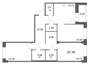 планировка, фото №1