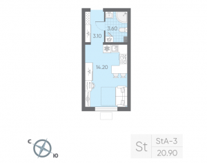 планировка, фото №1