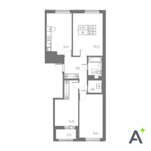 планировка, фото №1