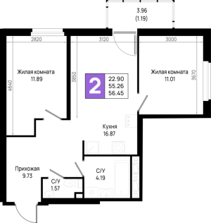 планировка, фото №1