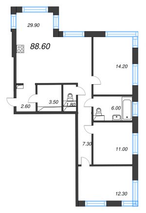 планировка, фото №1