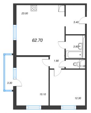 планировка, фото №1