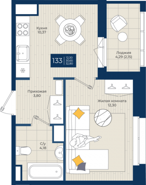 планировка, фото №1