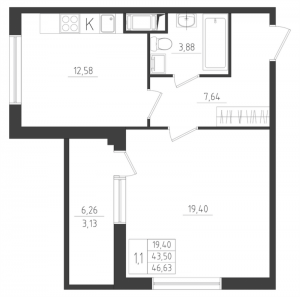 планировка, фото №1