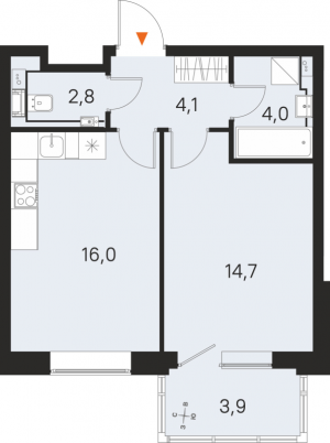 планировка, фото №1