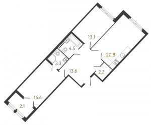 планировка, фото №1