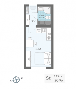 планировка, фото №1