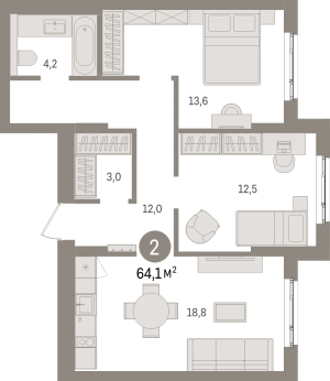 планировка, фото №1