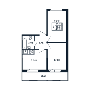 планировка, фото №1