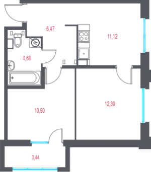 планировка, фото №1