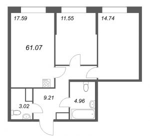 планировка, фото №1