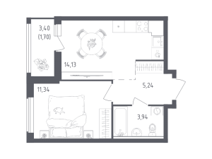 планировка, фото №1