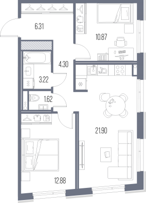 планировка, фото №1