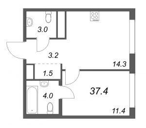 планировка, фото №1