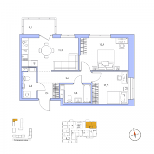 планировка, фото №1