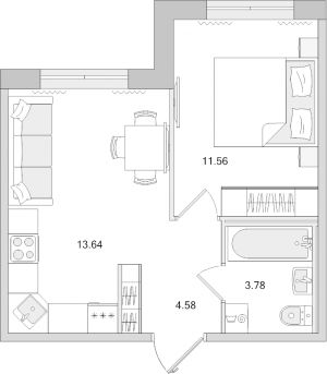 планировка, фото №1