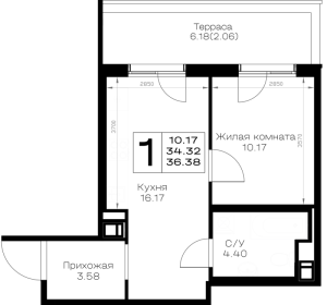 планировка, фото №1