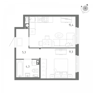 планировка, фото №1