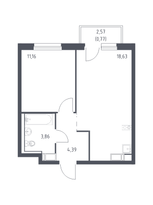 планировка, фото №1