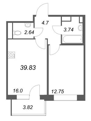 планировка, фото №1