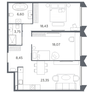 планировка, фото №1