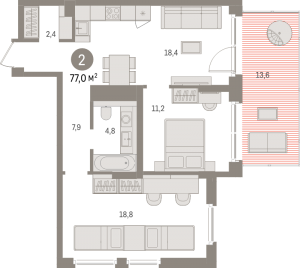 планировка, фото №1