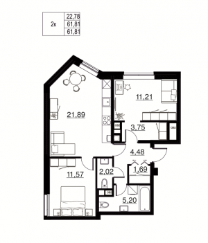 планировка, фото №1