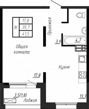 планировка, фото №1