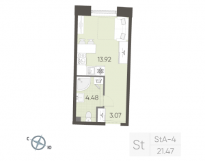 планировка, фото №1