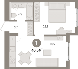 планировка, фото №1