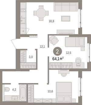 планировка, фото №1