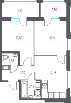 планировка, фото №1