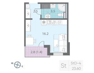 планировка, фото №1