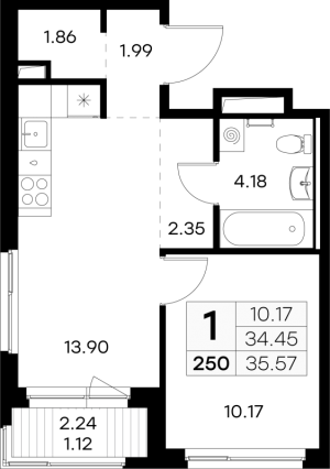 планировка, фото №1